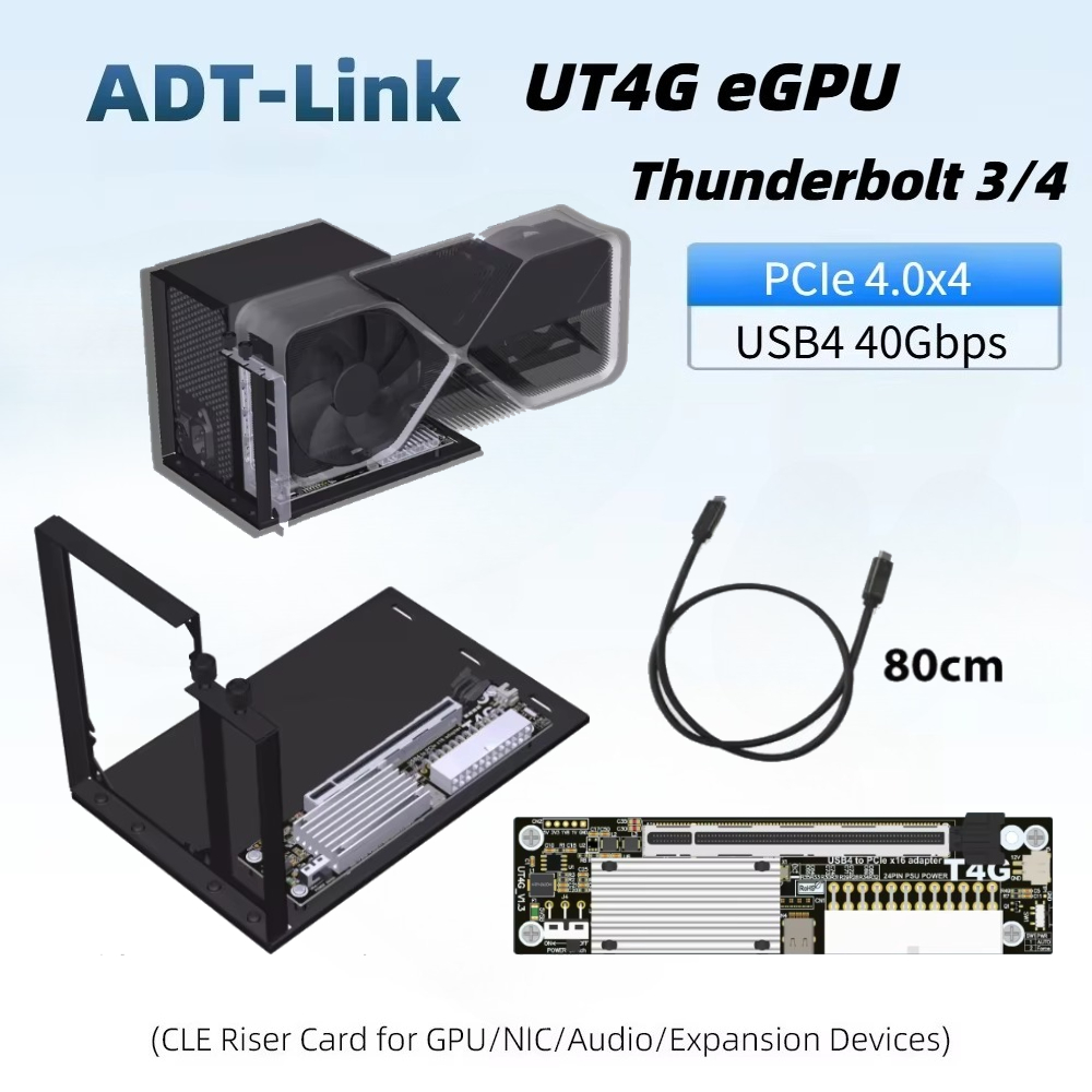 Gpu External Dock Egpu Thunderbolt 4 - Base de conexión para tarjeta gráfica