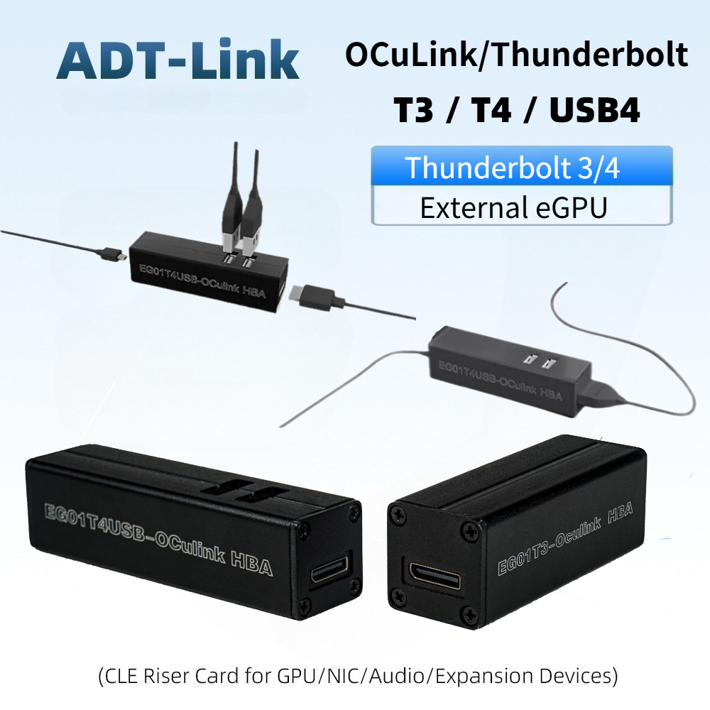 Gpu External Dock Egpu Thunderbolt 4 - Adaptador OCuLink Thunderbolt 4 USB4 T3