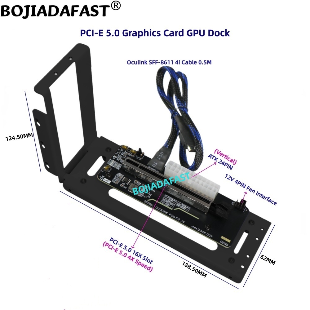 Tarjeta Gráfica Externa PCI-E  - Pcie 5.0 Gpu Riser Cable reseña y precio