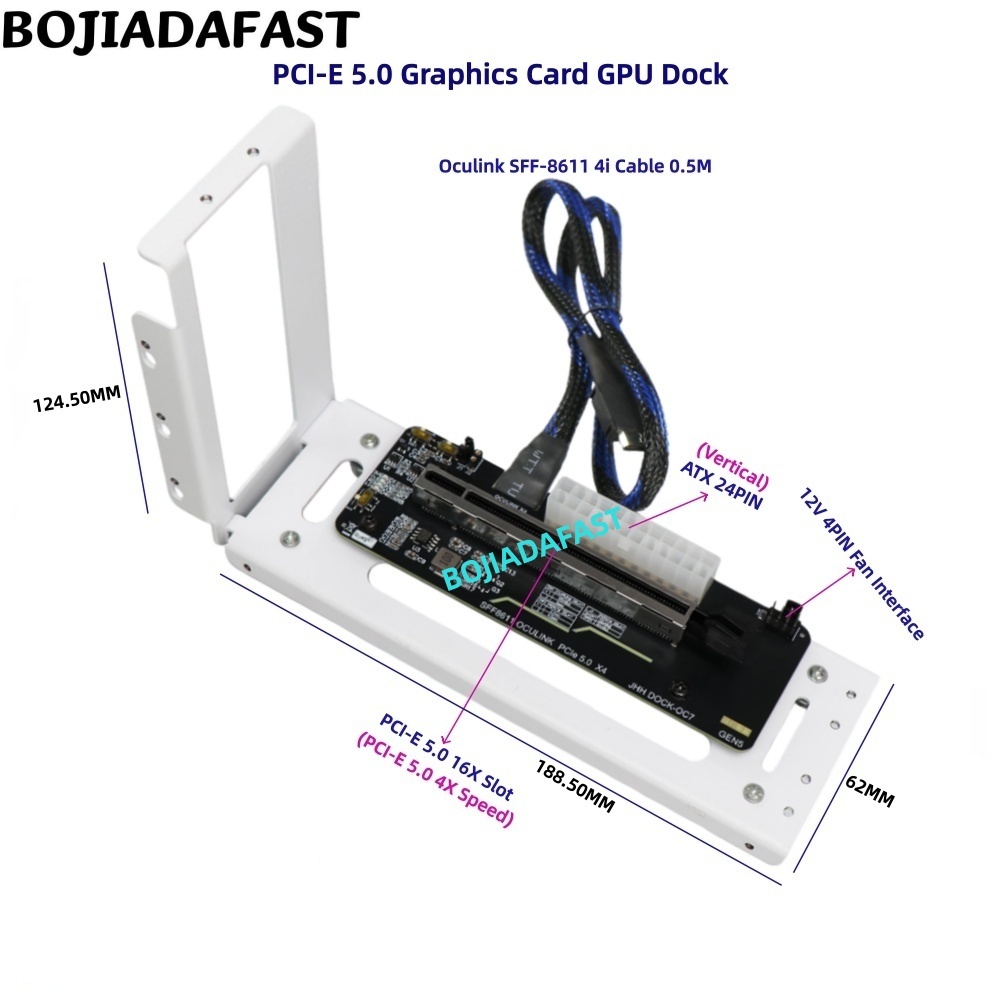 Tarjeta Gráfica Externa PCI-E  - Pcie 5.0 Gpu Riser Cable reseña y precio