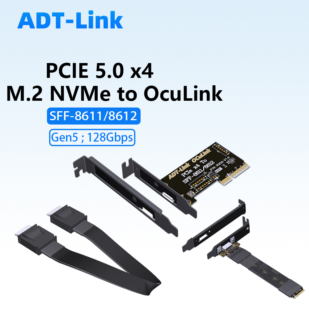 Adaptador PCIE 5.0 X4 Gen5 M.2 - Pcie 5.0 Gpu Riser Cable reseña y precio