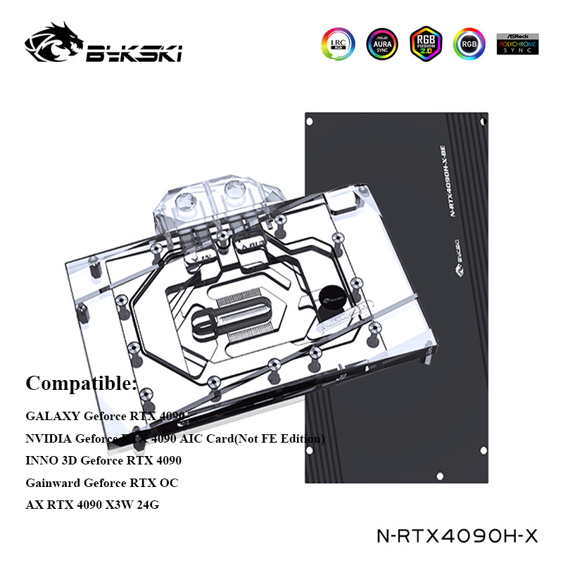 Bloque de agua Bykski para NVI - Rtx 4090 Water Block reseña y precio