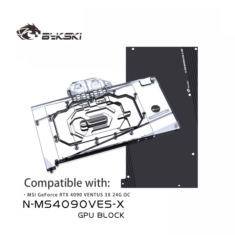 Bloque de GPU Bykski N-MS4090V - Rtx 4090 Water Block reseña y precio