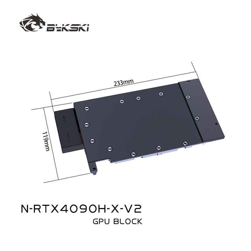 Bloque de GPU Bykski para tarj - Rtx 4090 Water Block reseña y precio